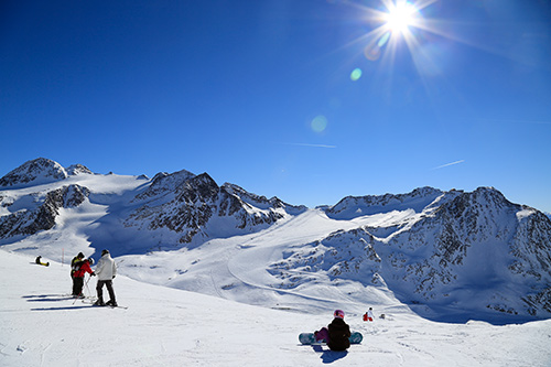 Alpine Arena Schnalstal glacier ski area