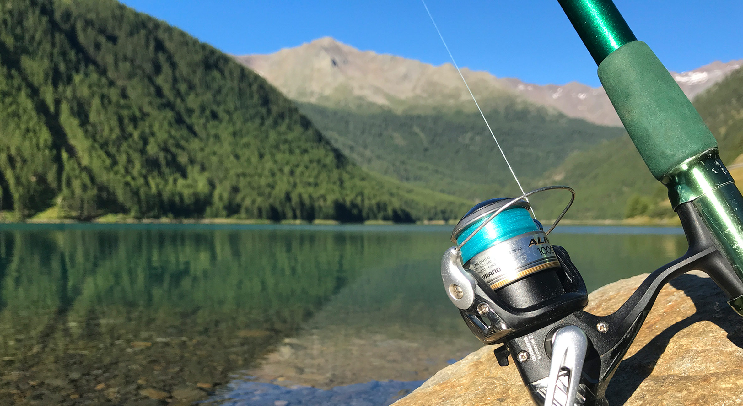 Fischen am Vernagtsee