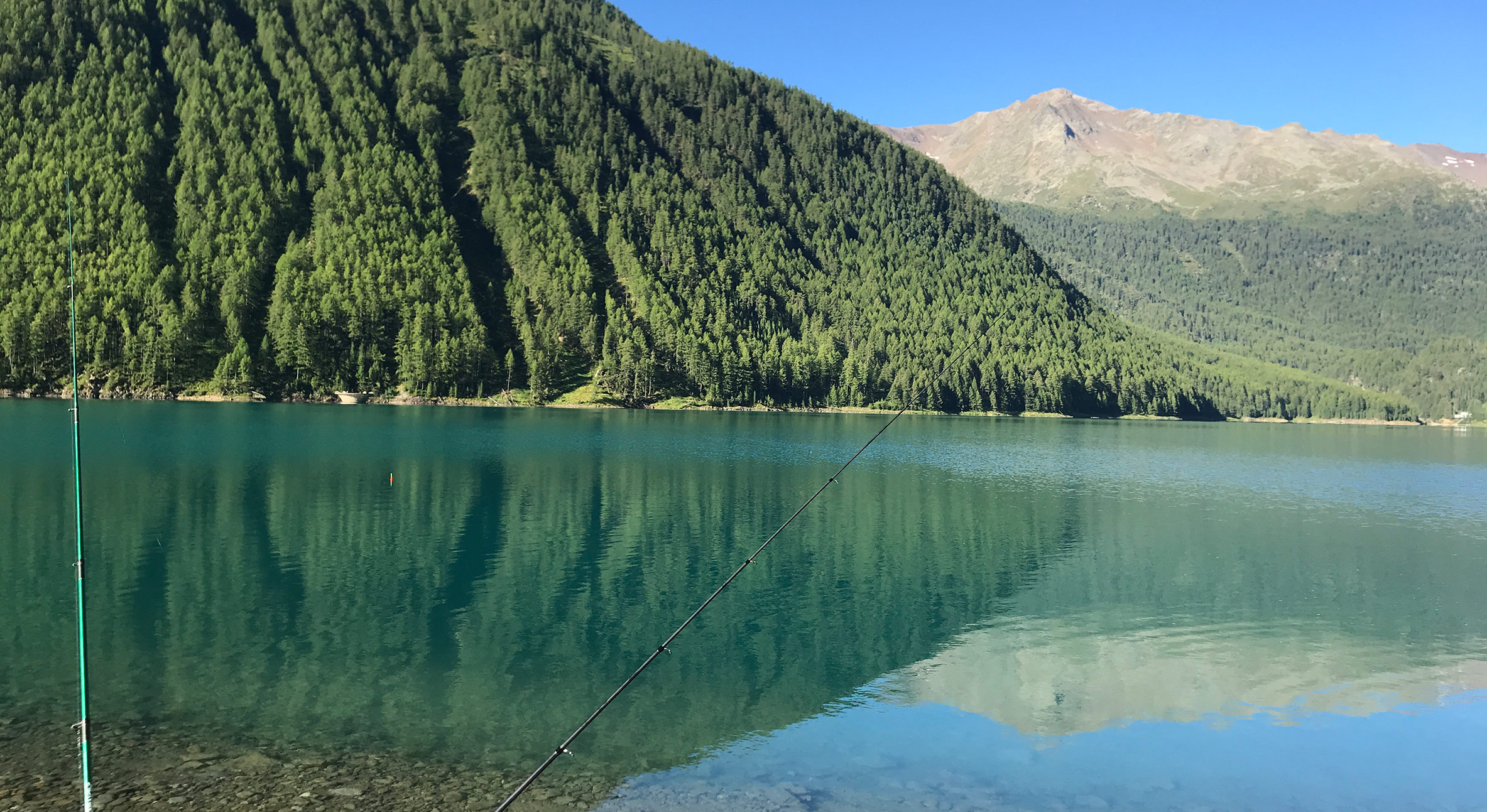 Fischen am Vernagtsee